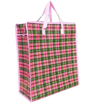 Νέο σχεδιασμό μόδας pp shopping zip bag πακέτο μεγάλης αγοραστής υφαντική τσάντα