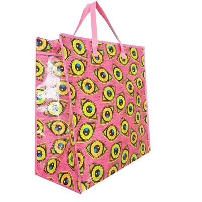 Νέο σχεδιασμό μόδας pp shopping zip bag πακέτο μεγάλης αγοραστής υφαντική τσάντα