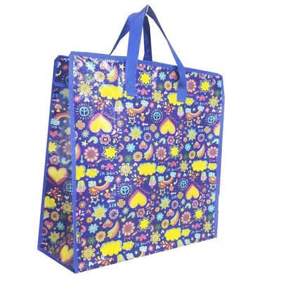 Νέο σχεδιασμό μόδας pp shopping zip bag πακέτο μεγάλης αγοραστής υφαντική τσάντα