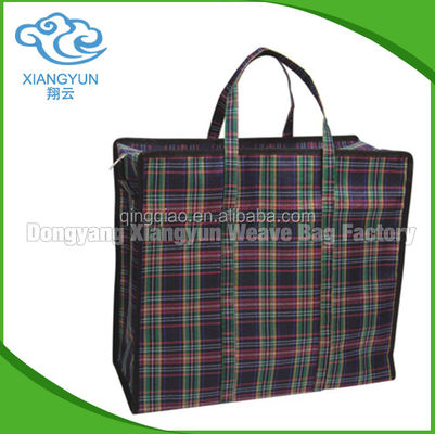 Διπλό Zip Canvas Tote Bag 180 Gsm Unisex Τσάντα για ψώνια με γρήγορο δείγμα
