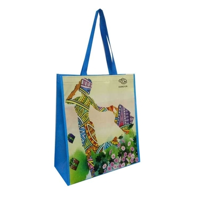 Περιβαλλοντικά φιλική μελάνη Custom PP Woven Shopping Bag 10kg χωρητικότητα